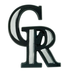 Colorado Rockies 3D Chrome Metal Emblem - Colorado Rockies