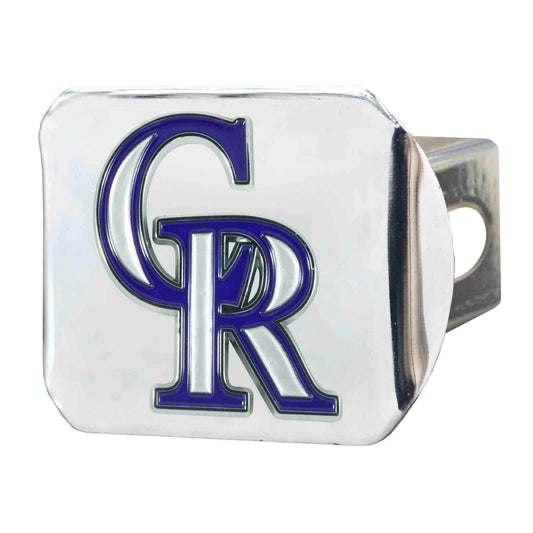 Colorado Rockies Hitch Cover - 3D Color Emblem - Colorado Rockies