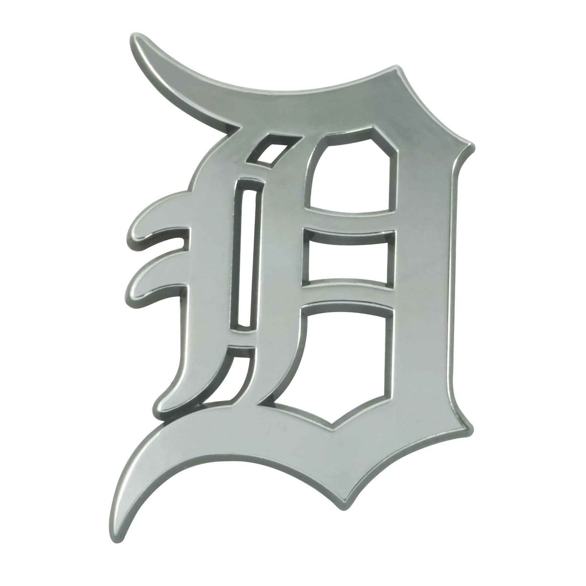 Detroit Tigers 3D Chrome Metal Emblem