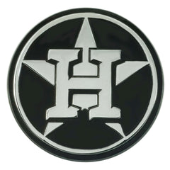 Houston Astros 3D Chrome Metal Emblem - Houston Astros