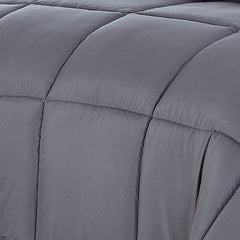 Dark Gray Queen Polyester Thread Count Down Alternative Comforter - Homeroots