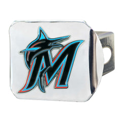 Miami Marlins Hitch Cover - 3D Color Emblem