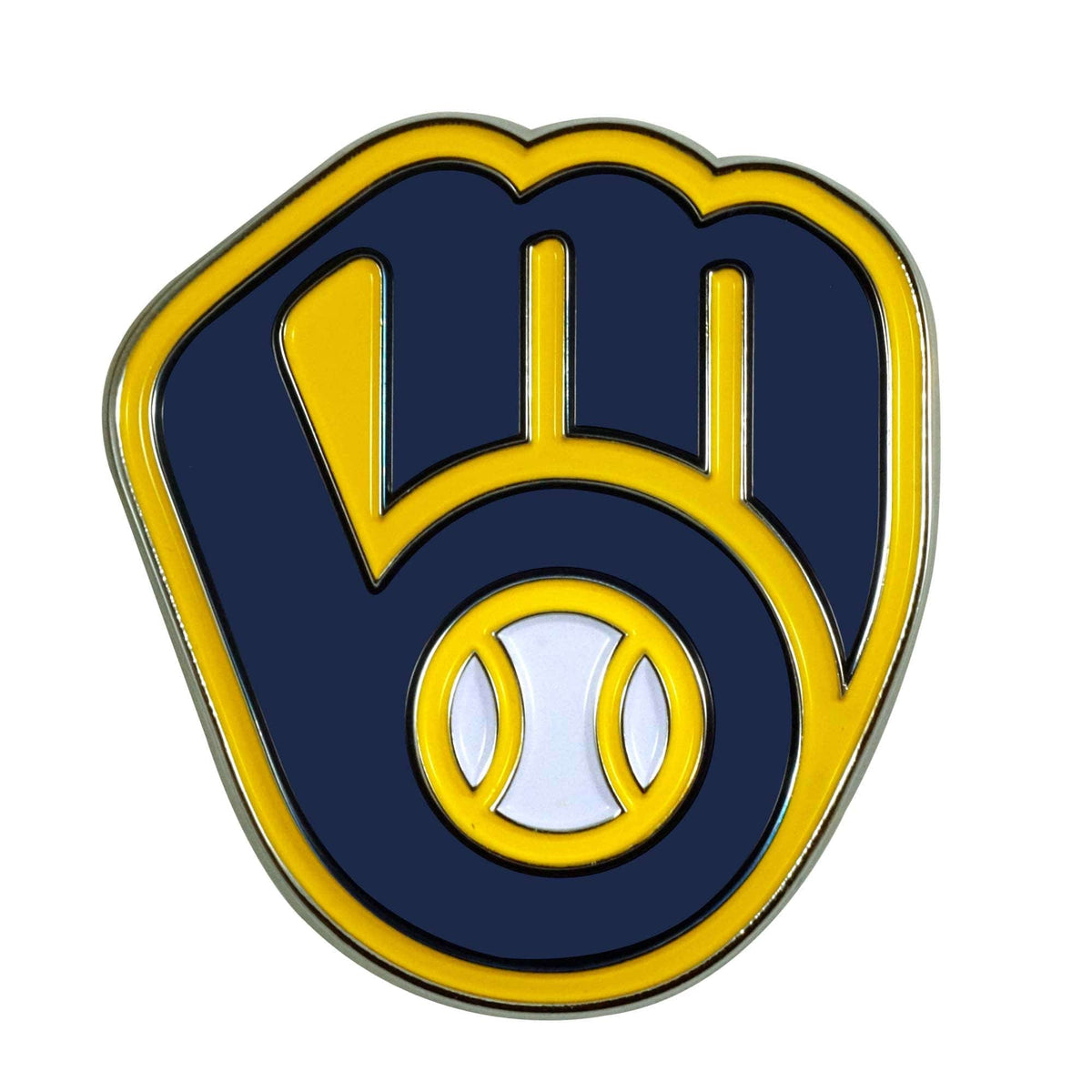 Milwaukee Brewers 3D Color Metal Emblem