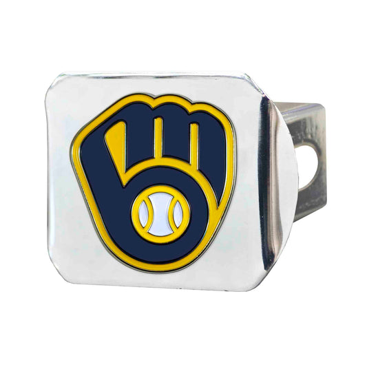 Milwaukee Brewers Hitch Cover - 3D Color Emblem - Milwaukee Brewers