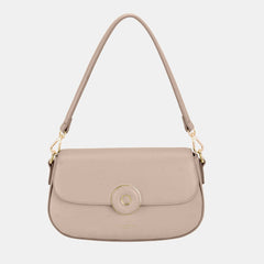 David Jones PU Leather Shoulder Bag - Trendsi