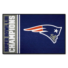 New England Patriots Dynasty Starter Mat Accent Rug - 19in. x 30in., 2019 Super Bowl LIII Champions - New England Patriots