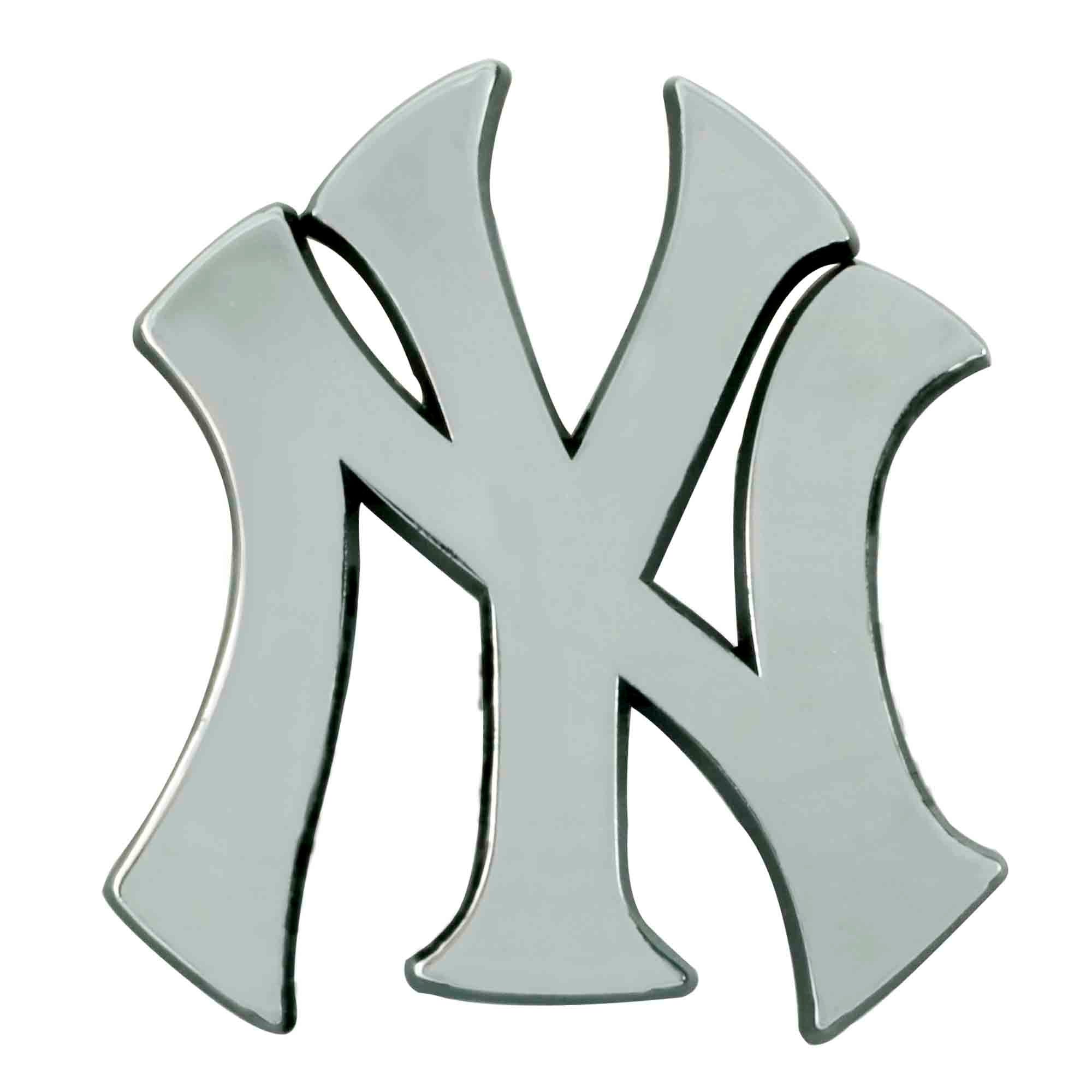 New York Yankees 3D Chrome Metal Emblem