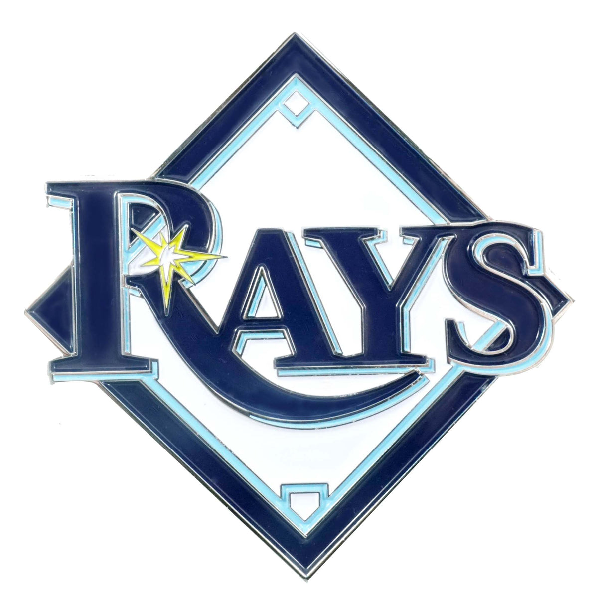 Tampa Bay Rays 3D Color Metal Emblem