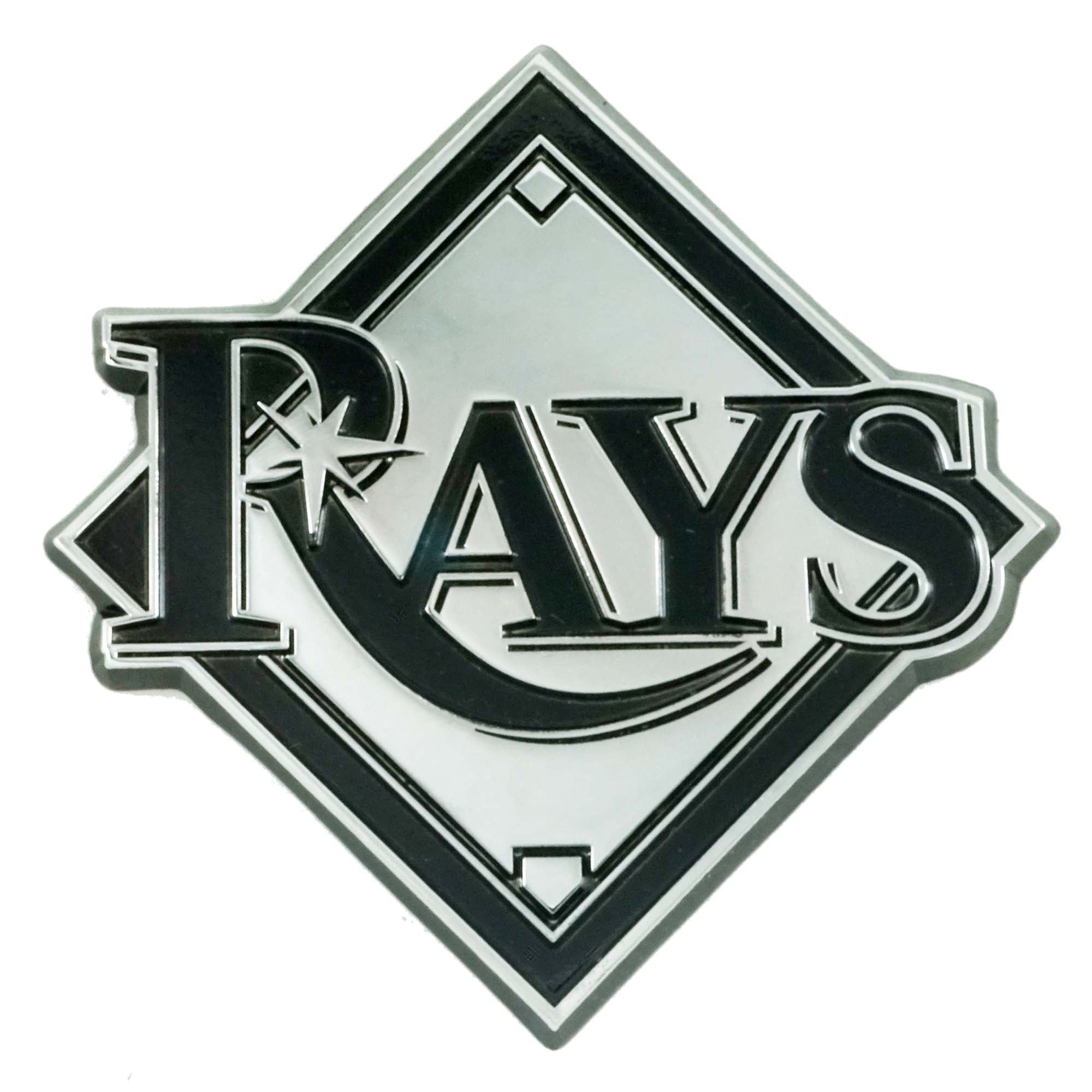 Tampa Bay Rays 3D Chrome Metal Emblem