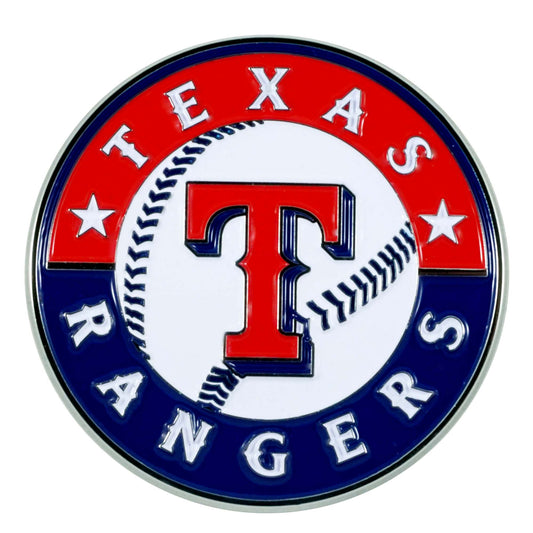 Texas Rangers 3D Color Metal Emblem