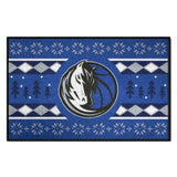 Dallas Mavericks Holiday Sweater Starter Mat Accent Rug - 19in. x 30in.