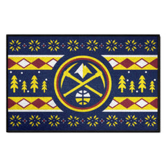 Denver Nuggets Holiday Sweater Starter Mat Accent Rug - 19in. x 30in. - Denver Nuggets