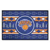 New York Knicks Holiday Sweater Starter Mat Accent Rug - 19in. x 30in.