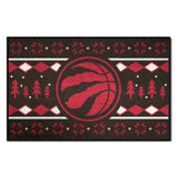 Toronto Raptors Holiday Sweater Starter Mat Accent Rug - 19in. x 30in.