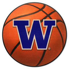 Washington Huskies Basketball Rug - 27in. Diameter