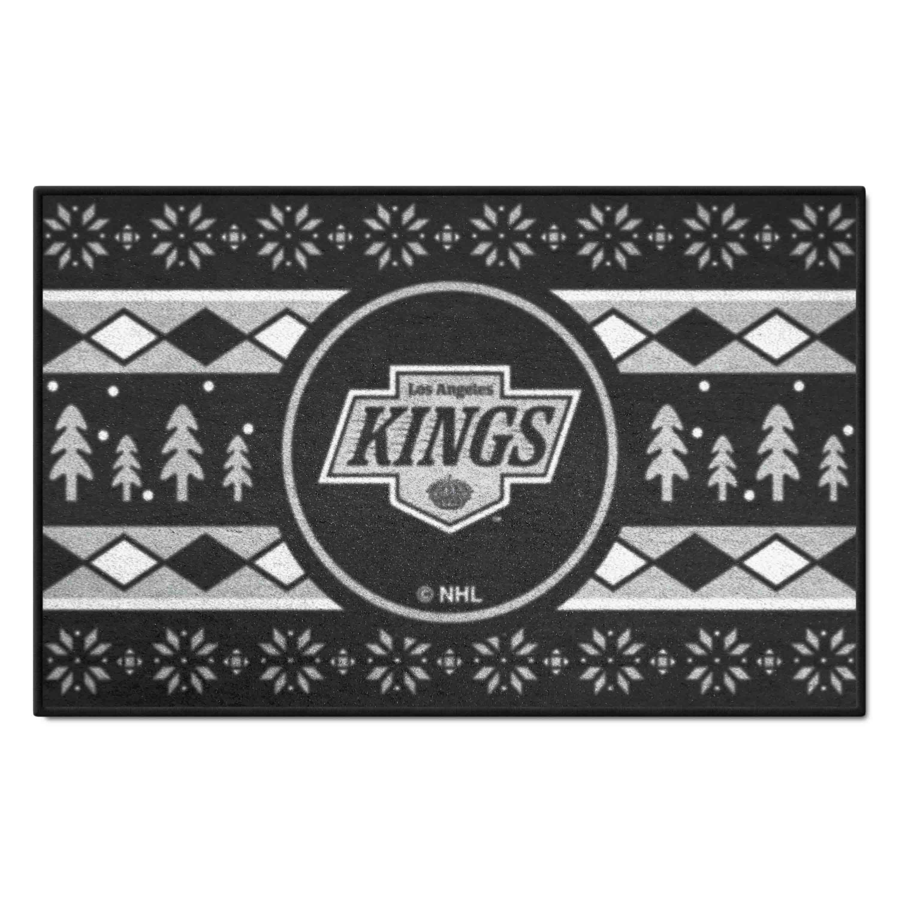 Los Angeles Kings Holiday Sweater Starter Mat Accent Rug - 19in. x 30in.