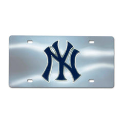 New York Yankees 3D Stainless Steel License Plate