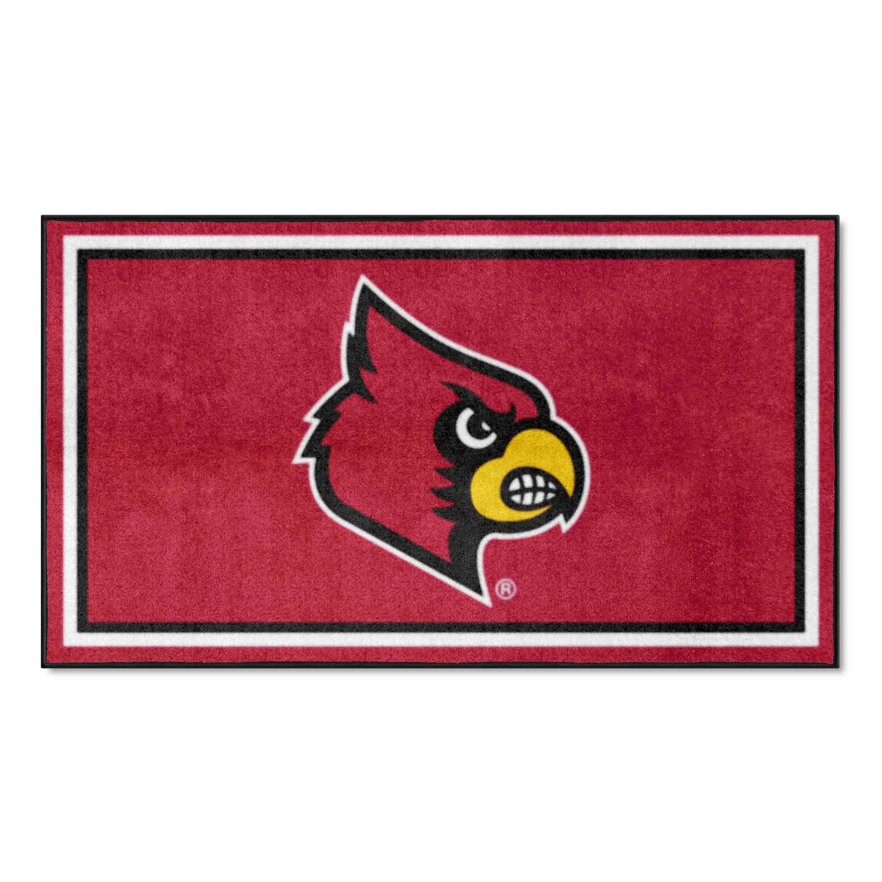 Louisville Cardinals 3ft. x 5ft. Plush Area Rug