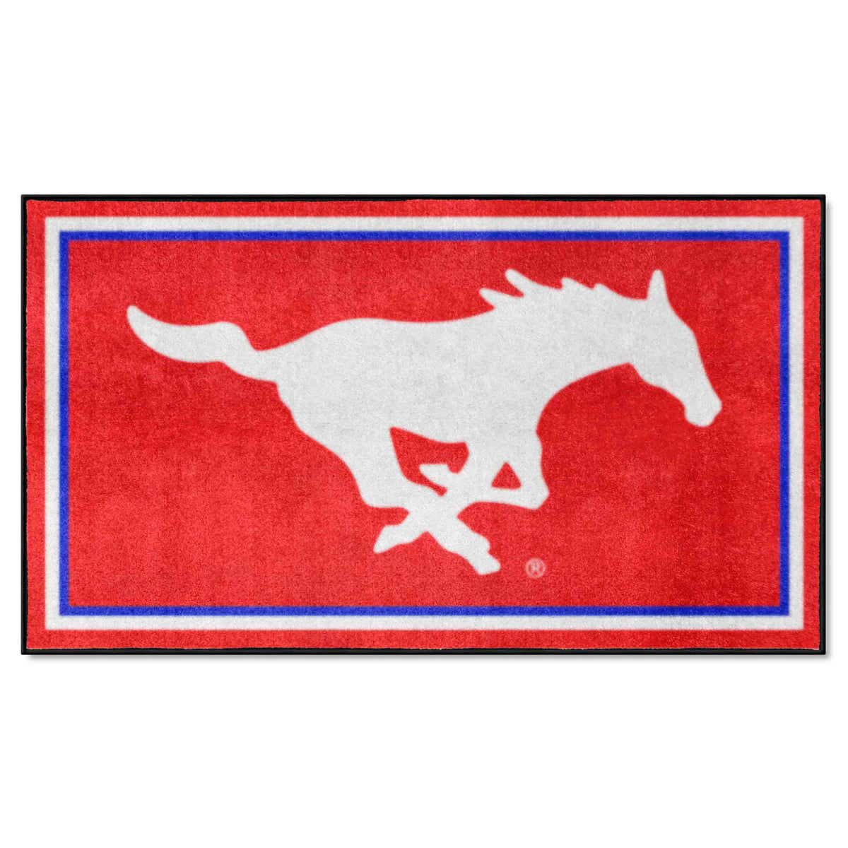 SMU Mustangs 3ft. x 5ft. Plush Area Rug