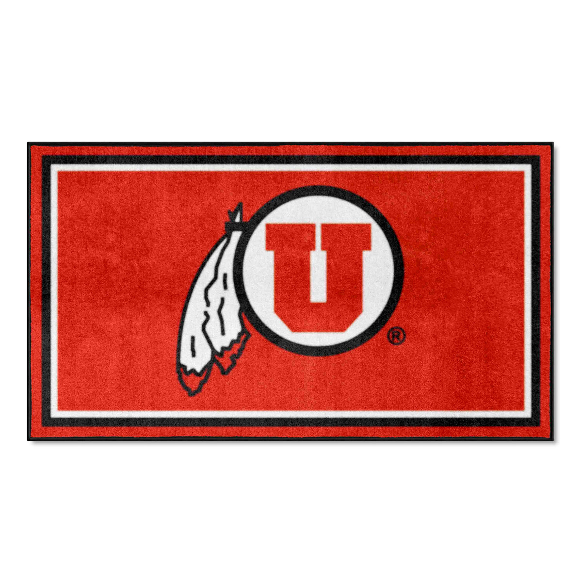 Utah Utes 3ft. x 5ft. Plush Area Rug