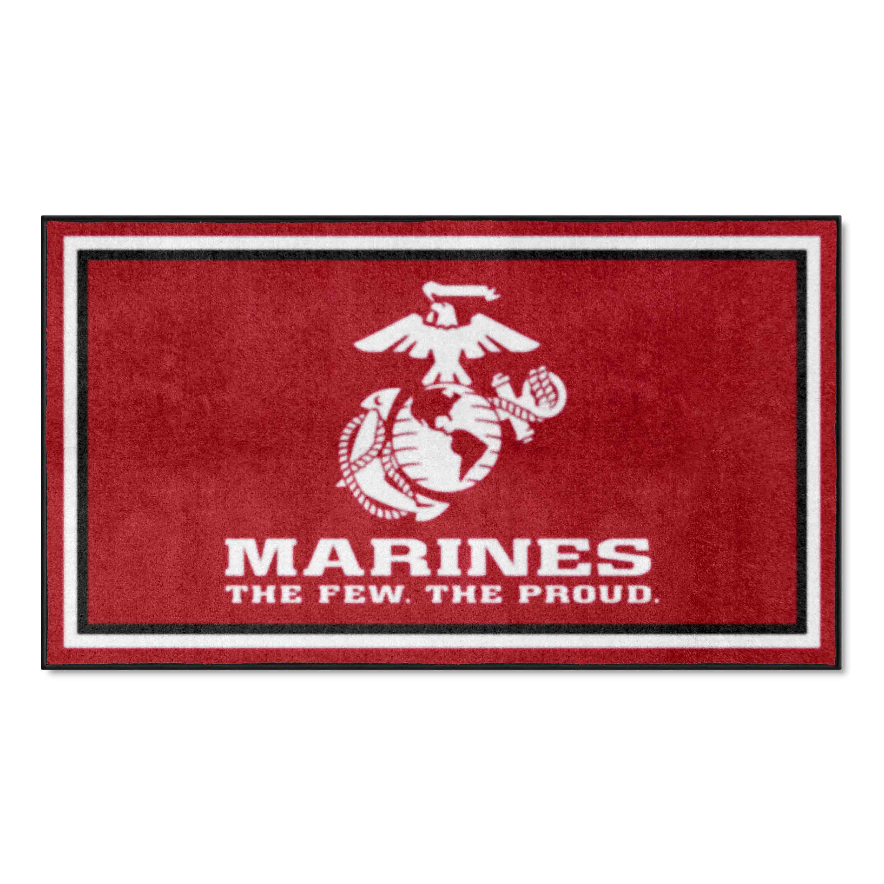 U.S. Marines 3ft. x 5ft. Plush Area Rug