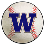 Washington Huskies Baseball Rug - 27in. Diameter