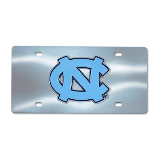 North Carolina Tar Heels 3D Stainless Steel License Plate - North Carolina