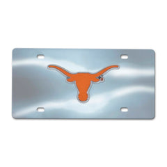 Texas Longhorns 3D Stainless Steel License Plate