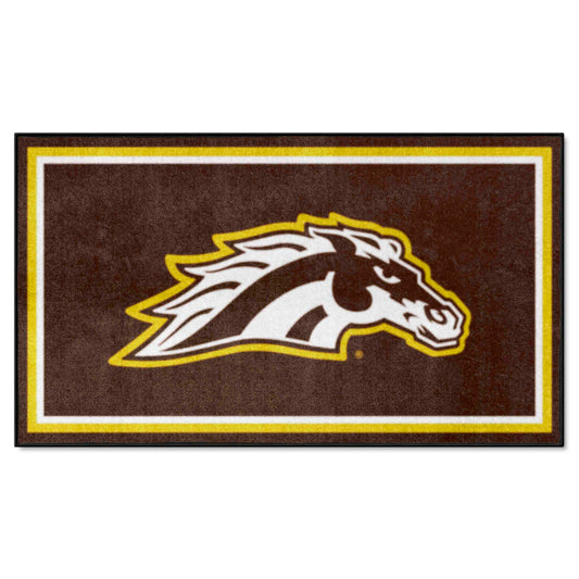 Western Michigan Broncos 3ft. x 5ft. Plush Area Rug