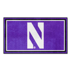 Northwestern Wildcats 3ft. x 5ft. Plush Area Rug