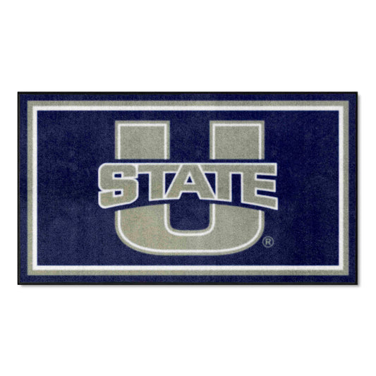 Utah State Aggies 3ft. x 5ft. Plush Area Rug