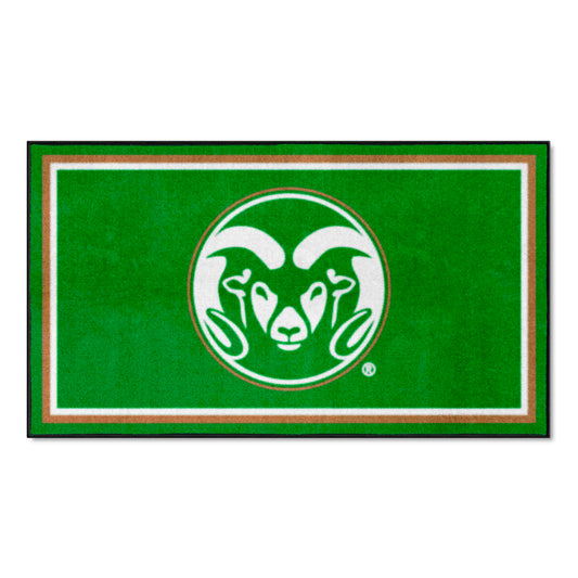 Colorado State Rams 3ft. x 5ft. Plush Area Rug - Colorado State