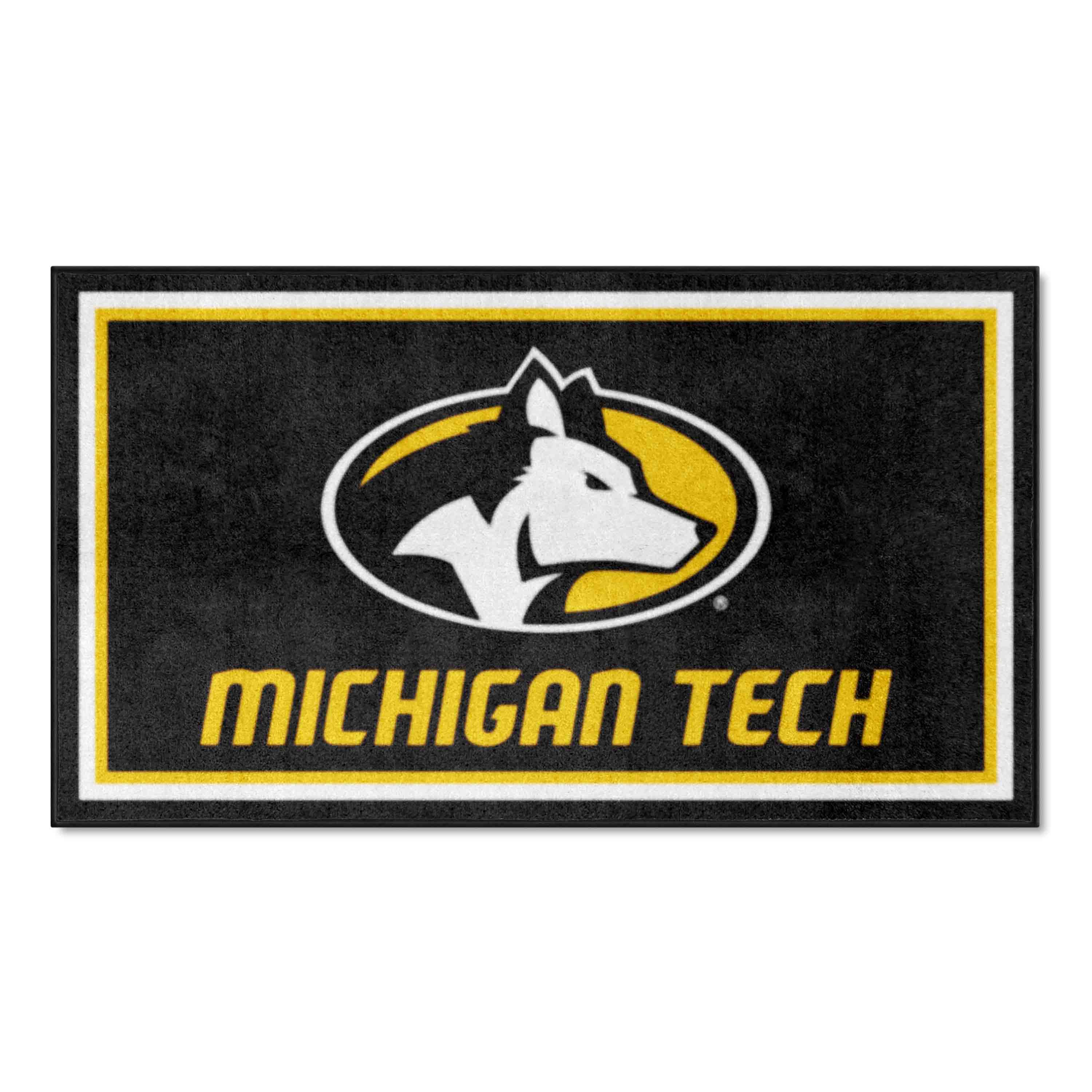 Michigan Tech Huskies 3ft. x 5ft. Plush Area Rug