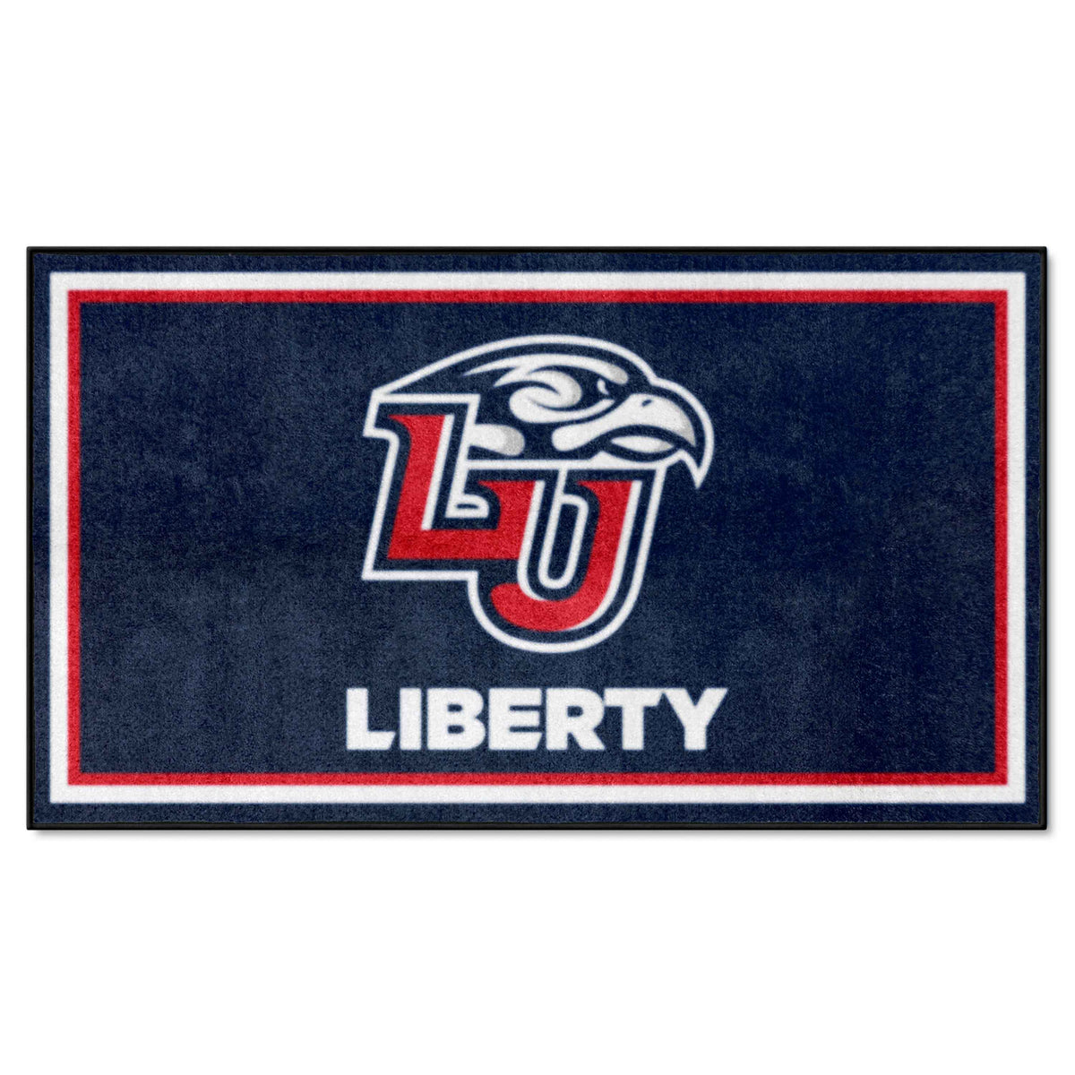 Liberty Flames 3ft. x 5ft. Plush Area Rug