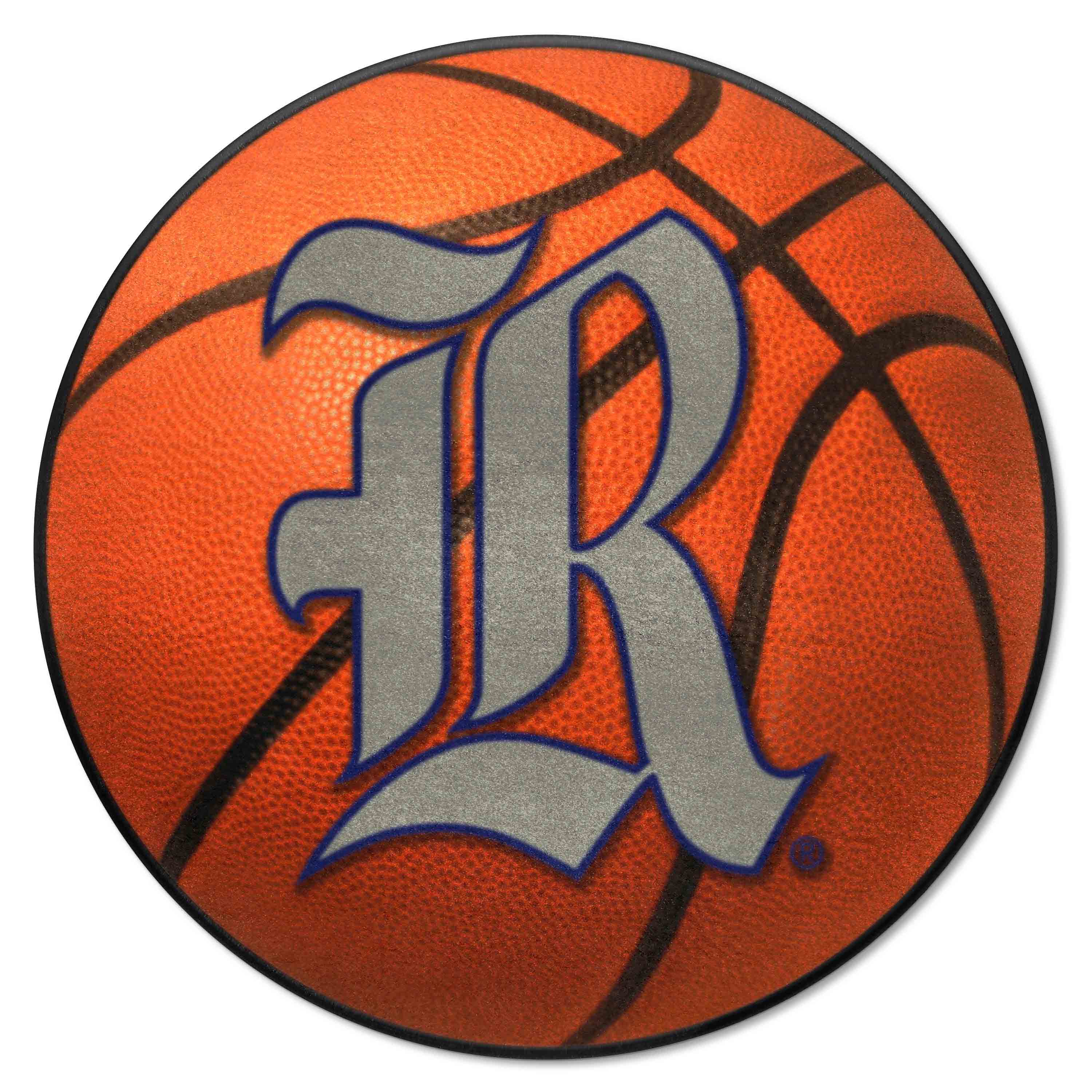 Rice Owls Basketball Rug - 27in. Diameter