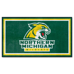 Northern Michigan Wildcats 3ft. x 5ft. Plush Area Rug