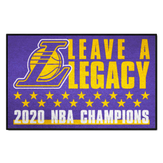 Los Angeles Lakers 2020 NBA Champions Starter Mat Accent Rug - 19in. x 30in.