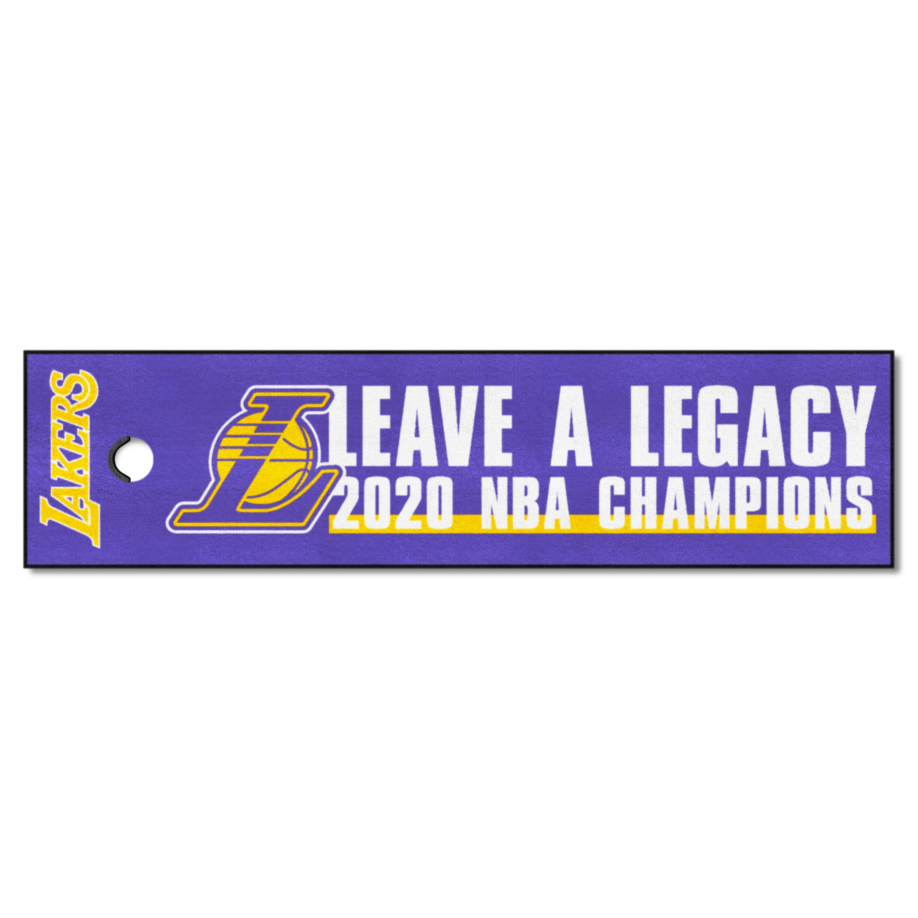 Los Angeles Lakers 2020 NBA Champions Putting Green Mat - 1.5ft. x 6ft.