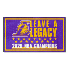 Los Angeles Lakers 2020 NBA Champions 3ft. x 5ft. Plush Area Rug