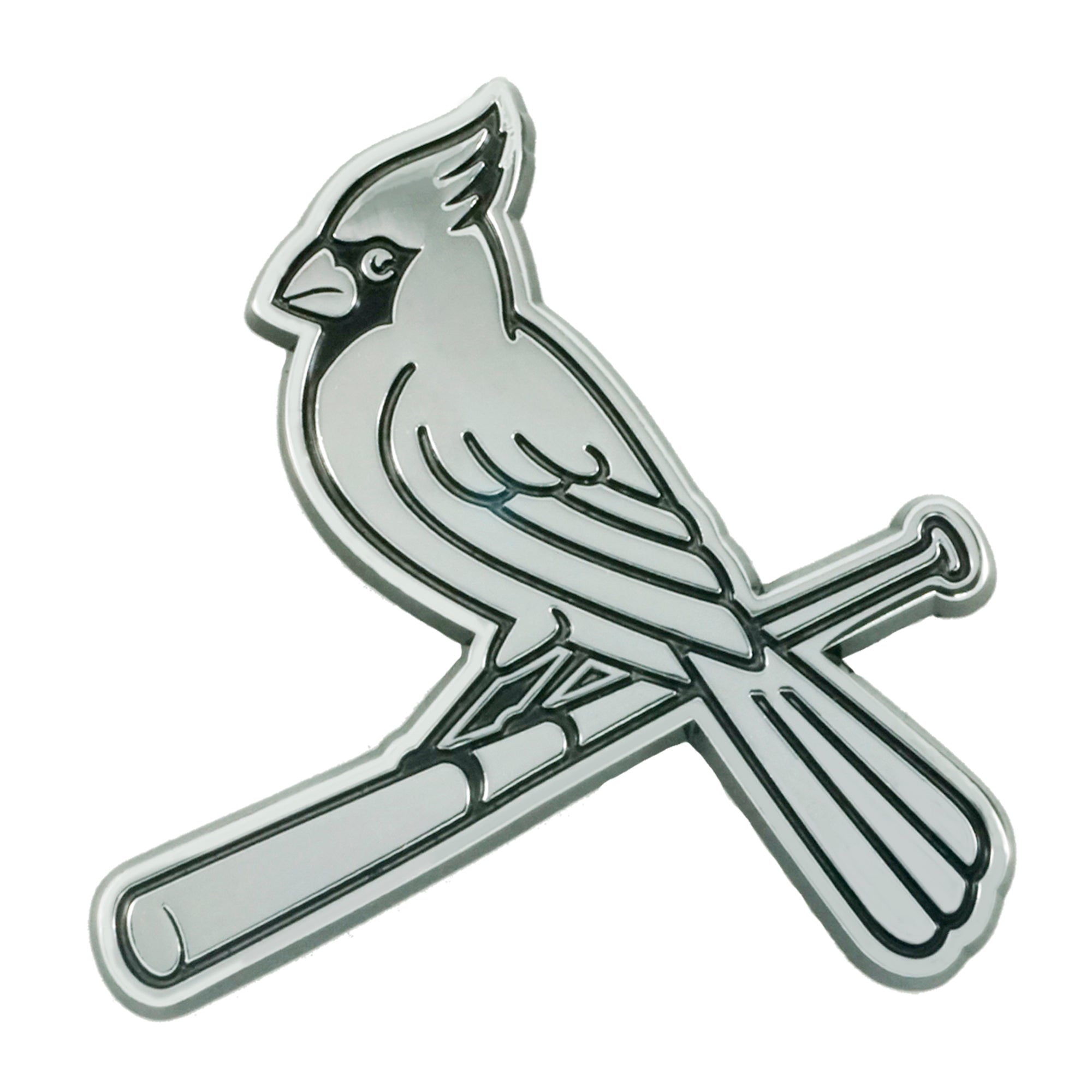 St. Louis Cardinals 3D Chrome Metal Emblem