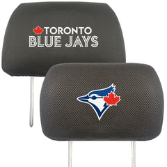 Toronto Blue Jays Embroidered Head Rest Cover Set - 2 Pieces - Toronto Blue Jays