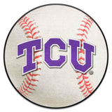 TCU Horned Frogs Baseball Rug - 27in. Diameter