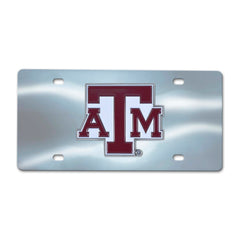 Texas A&M Aggies 3D Stainless Steel License Plate