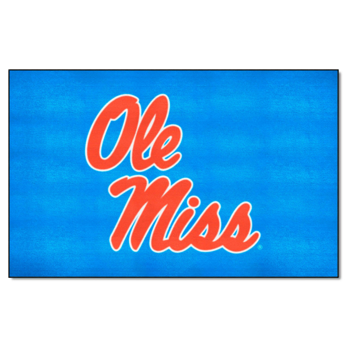 Ole Miss Rebels Ulti-Mat Rug - 5ft. x 8ft., Light Blue Alternate - Ole Miss