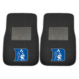 Duke Blue Devils Embroidered Car Mat Set - 2 Pieces