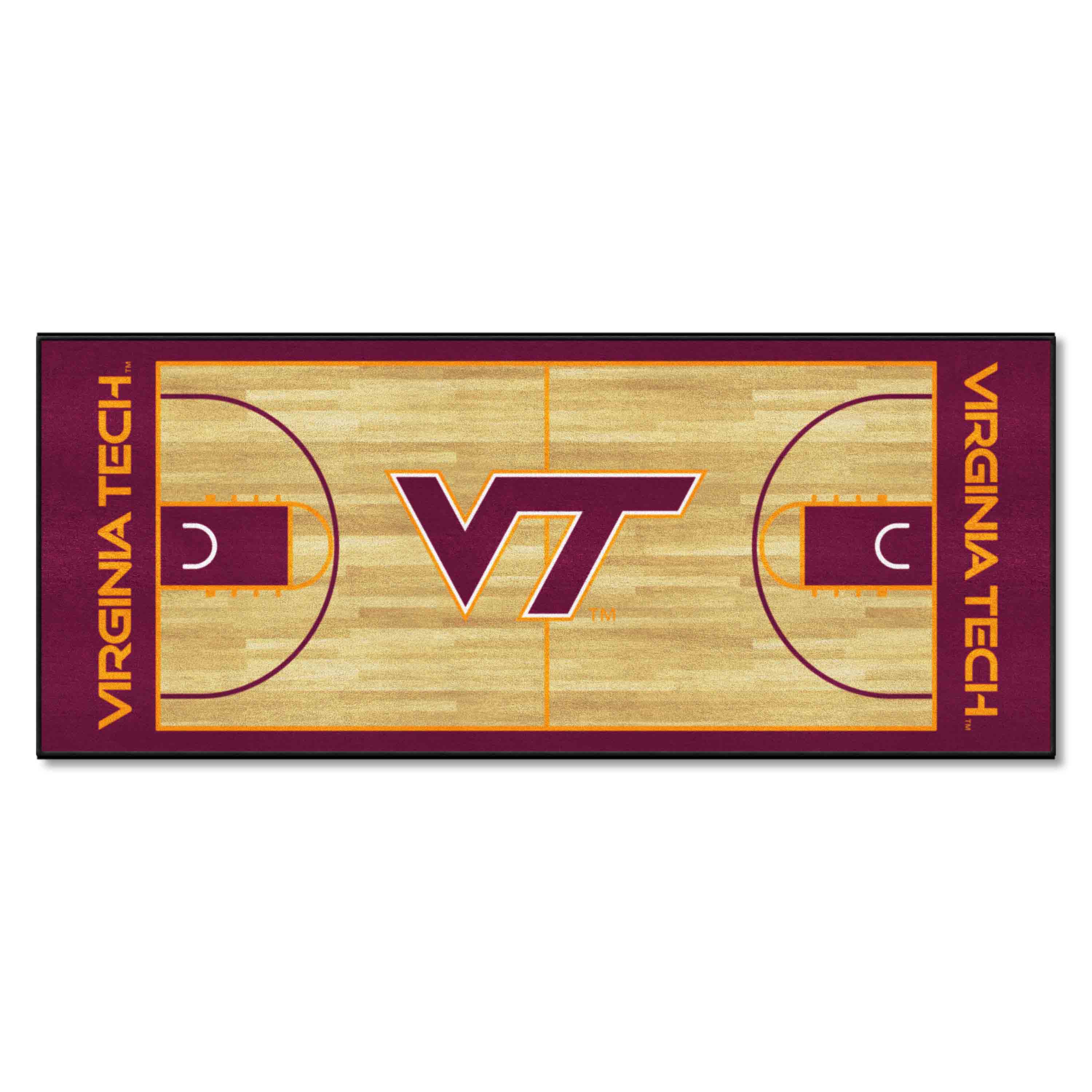 Virginia Tech Hokies Court Runner Rug - 30in. x 72in.