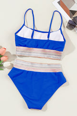 Scoop Neck Spaghetti Strap Bikini Set Trendsi