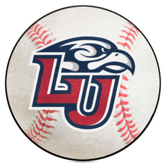 Liberty Flames Baseball Rug - 27in. Diameter