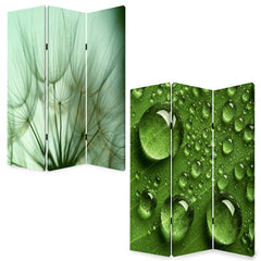 48" X 72" Multi Color Wood Canvas Rain  Screen - Homeroots