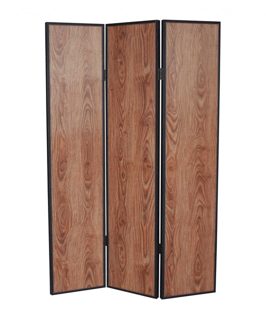 47 X 71 Brown Wood  Screen - Homeroots